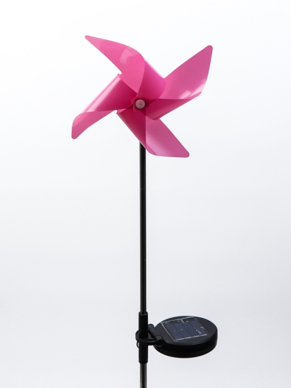 Штекер с подсветкой  Штекер с подсветкой "Ветерок" розовый, 19х70см