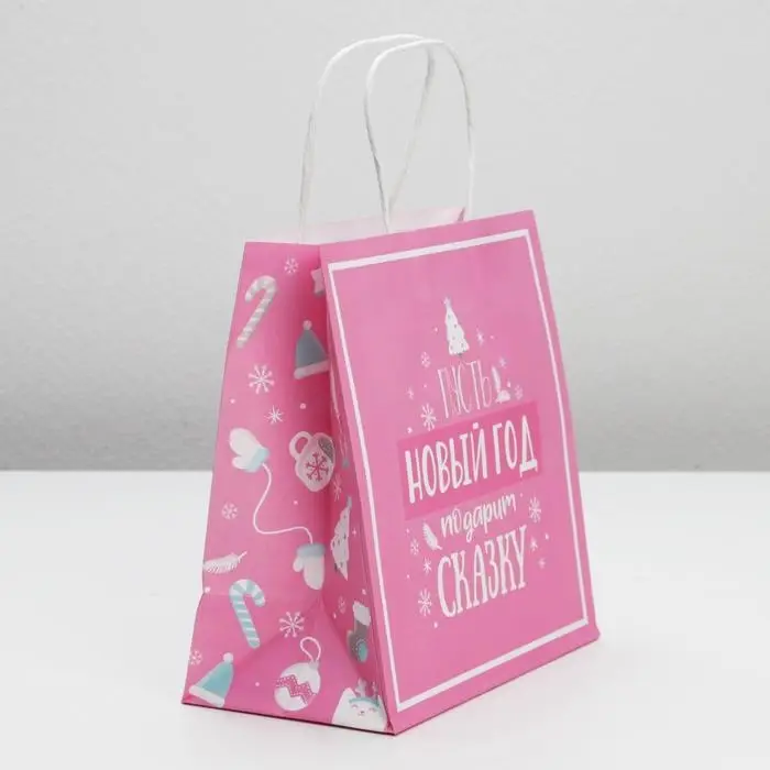 Пакет подарочный новогодний «Пусть Новый год подарит сказку», 22 х 22 х 11 см Пакет подарочный новогодний «Пусть Новый год подарит сказку», 22 х 22 х 11 см