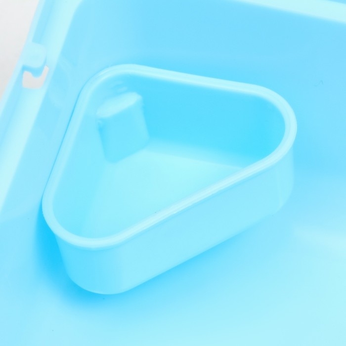 Клетка для мелких грызунов Клетка для мелких грызунов "Пижон", с наполнением, 23 х 17 х 40 см, голубая