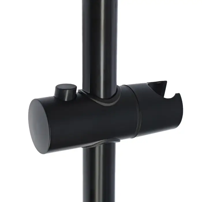 Душевая стойка ZEIN F01, с мыльницей и держателем, черная