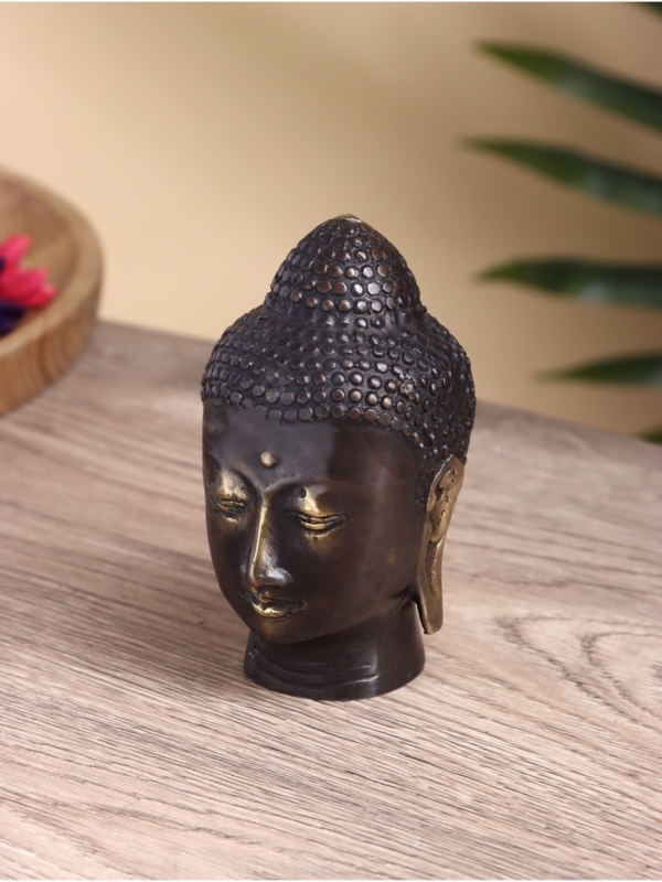 Сувенир бронза Сувенир бронза "Голова Будды" 6х7х11 см