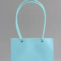 Сумка для цветов влагостойкая, тиффани, 22x10.5x13.5 см Сумка для цветов влагостойкая, тиффани, 22x10.5x13.5 см