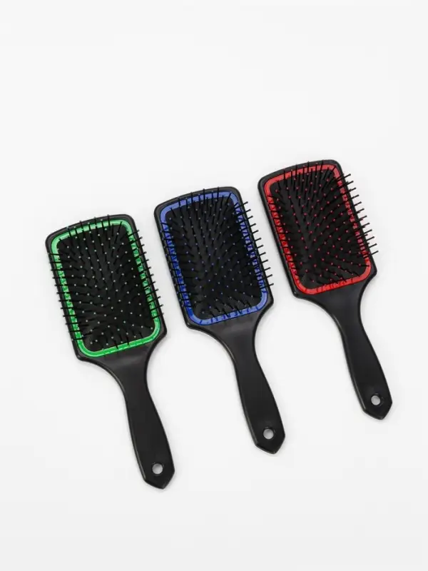 Расчёска массажная, широкая, 8&times;24(&plusmn;1) см, МИКС