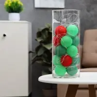 Гирлянда &laquo;Нить&raquo; 5 м с насадками &laquo;Клубки летние&raquo;, IP20, прозрачная нить, 20 LED, свечение тёплое белое, 220 В