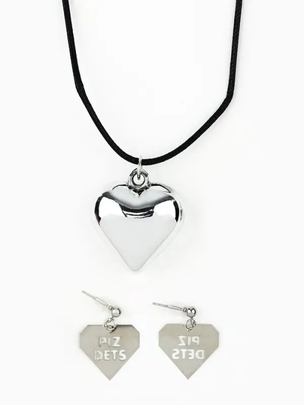 Серьги и чокер Pretty baby, 9&times;10 см