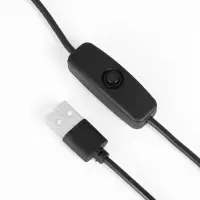 Настольная лампа &laquo;Семи&raquo;, LED, 5 Вт, 6000К, чёрный, 7.5&times;10.5&times;65 см
