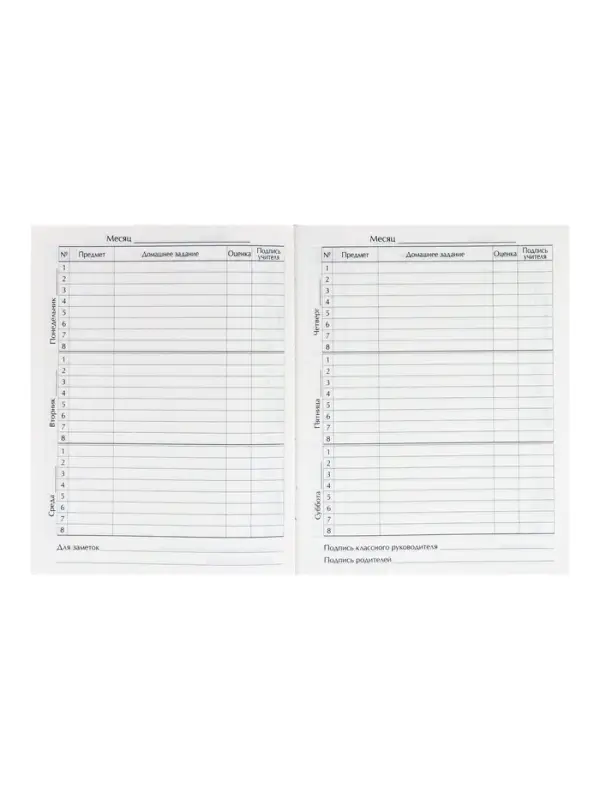 Дневник российского школьника для 5-11 классов, твёрдая обложка 7БЦ, глянцевая ламинация, 48 листов