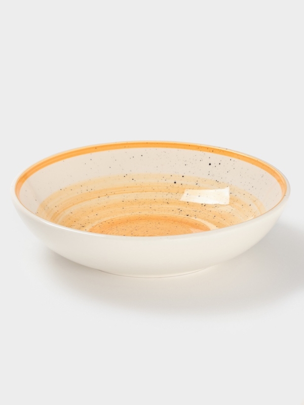 Тарелка глубокая Доляна Тарелка глубокая Доляна "А-ля Прима" 20см, 20х5, цвет оранжевый