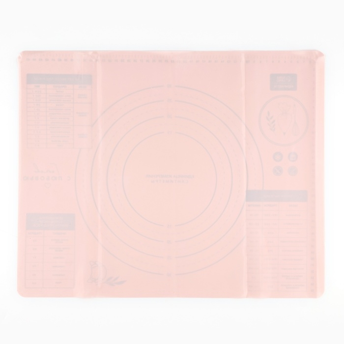 Силиконовой коврик для выпечки «С любовью», 50 х 40 см