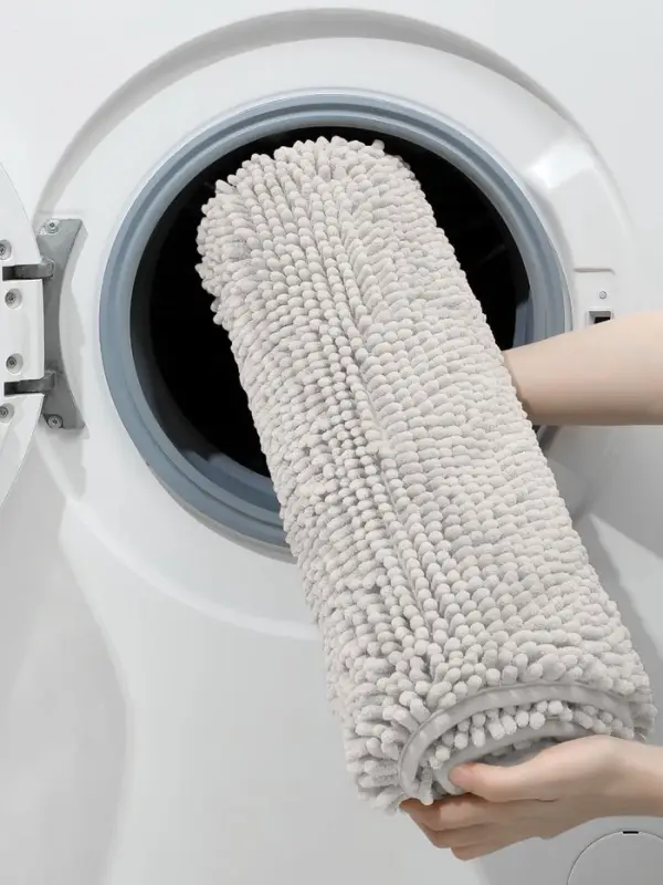 Коврик для дома LaDо́m, букли, плотность 1100 г, 50&times;80 см, серый