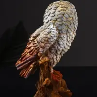 Фигурка полистоун «Сова сипуха», 17.5×8×10 см