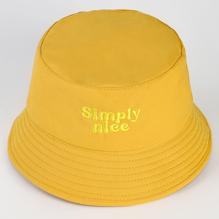 Панама детская для мальчика Nice, цвет жёлтый, р-р 54 Панама детская для мальчика Nice, цвет жёлтый, р-р 54