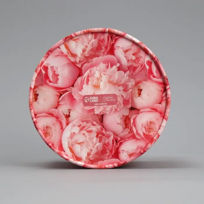 Коробка подарочная, упаковка, «Пионы» 12 х 8 см