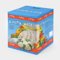 Манты-казан,10 л, d=34 см, 3.6 кг, с 4 дисками, с крышкой, листовой алюминий 1.5-1.75 мм, серебристый