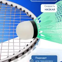 Набор воланов для бадминтона, 3 шт., пластик, в тубе, МИКС