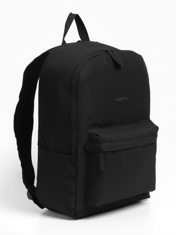Рюкзак спортивный на молнии, размер универсальный, цвет черный Рюкзак спортивный на молнии, размер универсальный, цвет черный