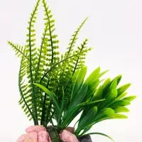 Растение искусственное аквариумное, на подставке под камень, 17&times;14&times;16 см