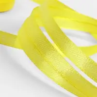 Лента атласная, 6 мм, 23&plusmn;1 м, жёлтая №15
