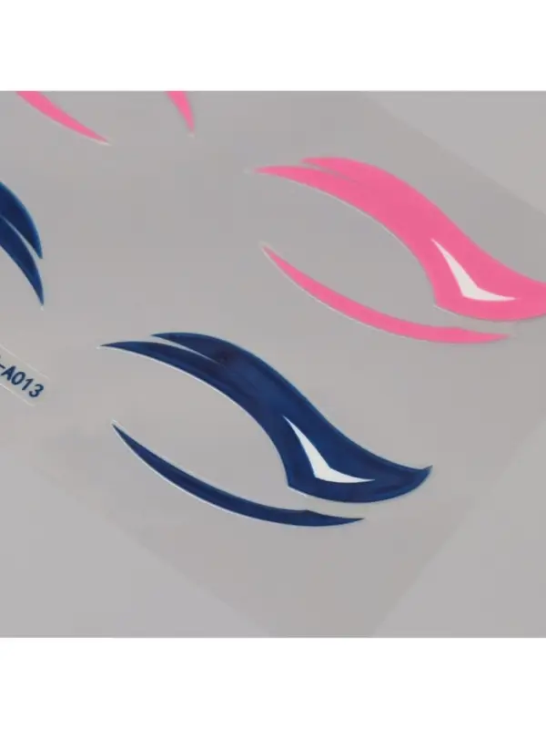 Наклейка на лицо &laquo;Стрелки для глаз. Крыло&raquo;, 13&times;13.5 см