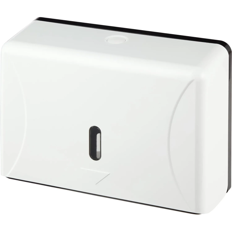 Диспенсер для полотенец лист.10х26х18,5 см. пластик, белый