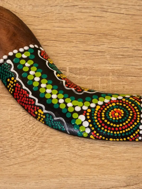 Сувенир "Бумеранг" албезия, 20х6х1 см, МИКС