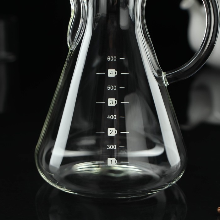 Кемекс стеклянный с мерной шкалой «Типика», 500 мл Кемекс стеклянный с мерной шкалой «Типика», 500 мл