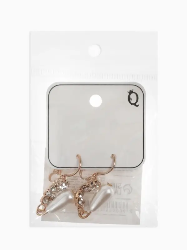 Серьги с жемчугом &laquo;Колосок&raquo;, капля, цвет МИКС