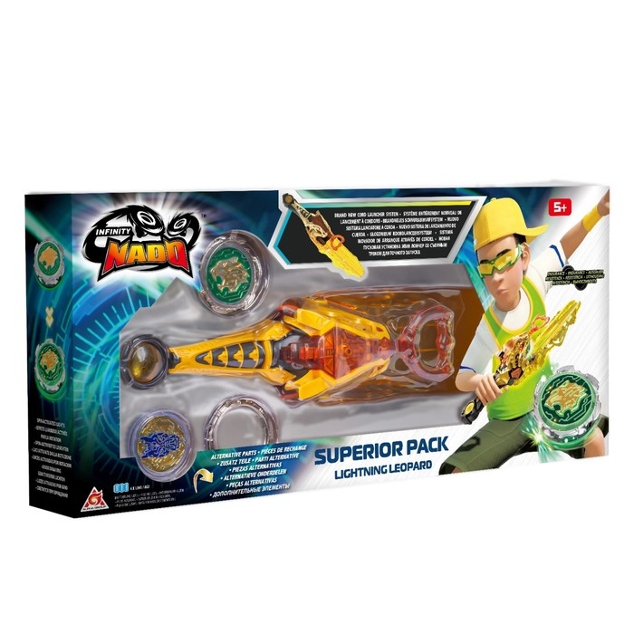 Волчок Инфинити Надо «Эпик Лончер. Супериор пак. Lightning Leopard» Волчок Инфинити Надо «Эпик Лончер. Супериор пак. Lightning Leopard»