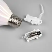 Набор ёлочных шаров &laquo;Снежное сияние&raquo;, 3 шт., d=8 см, 3 LED, от батареек AG13&times;9, свечение тёплое белое