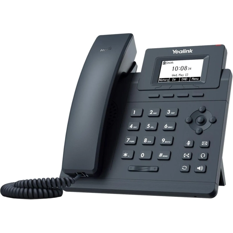 Телефон SIP Yealink SIP-T30P черный. БП в комплекте