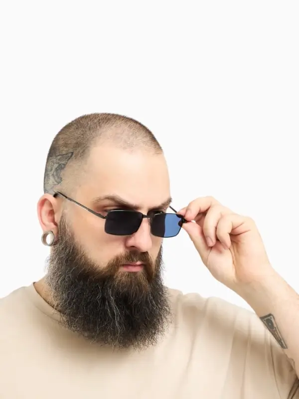 Очки солнцезащитные «OneSun. Прямоугольные», uv 400, линза 3.5×5.5 см, серые Очки солнцезащитные «OneSun. Прямоугольные», uv 400, линза 3.5×5.5 см, серые