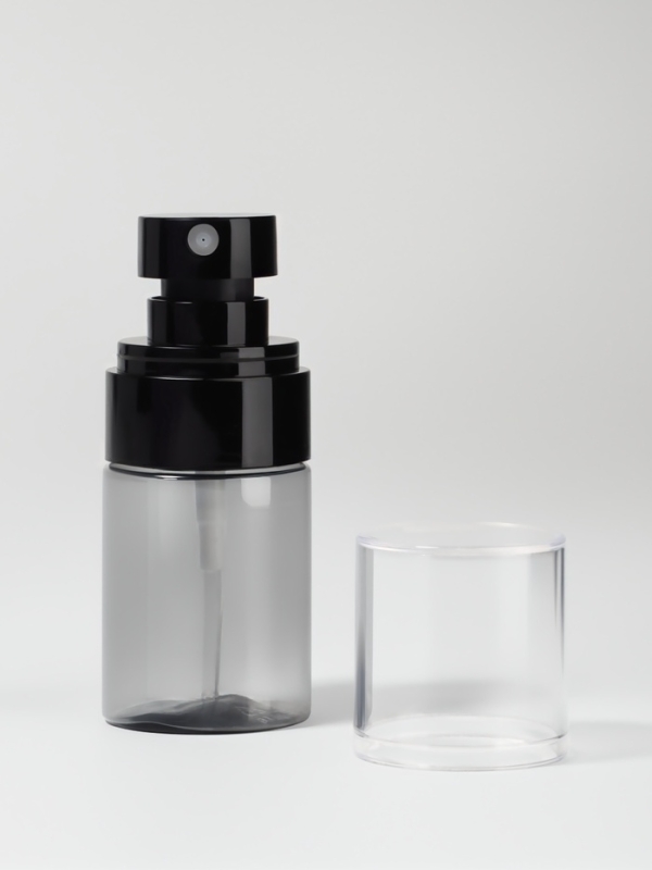 Бутылочка д/хранения с распылителем 30мл d3,4*9см чёрный накл ОТ Бутылочка д/хранения с распылителем 30мл d3,4*9см чёрный накл ОТ