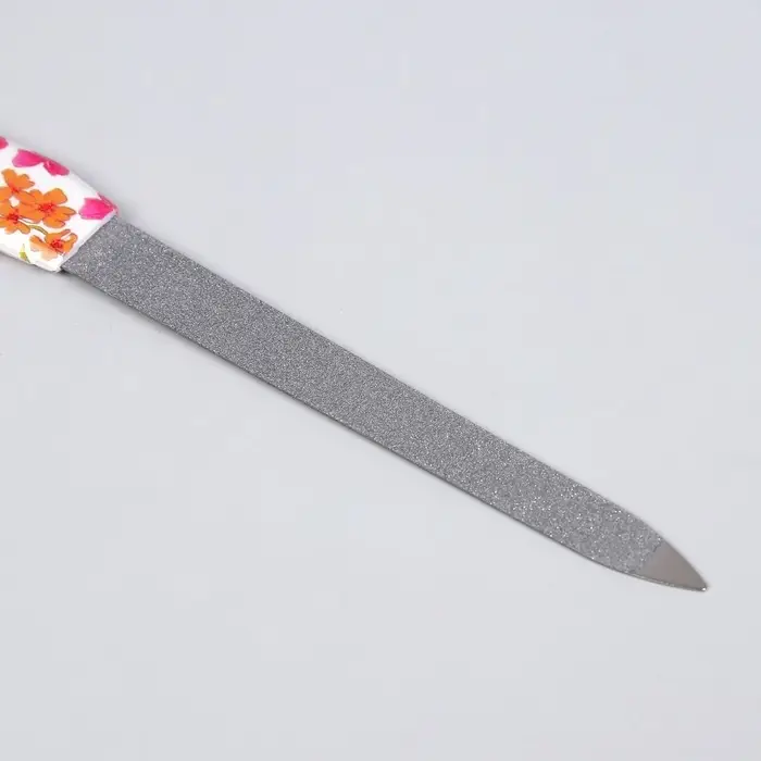 Пилка металлическая для ногтей, 12 см, МИКС