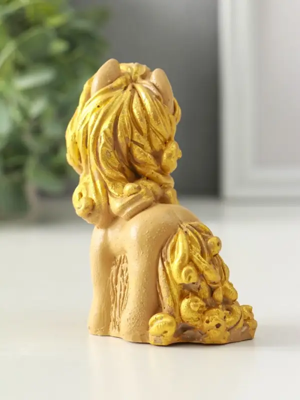 Фигурка полистоун &laquo;Лошадь стоящая&raquo;, 10&times;8&times;4 см, бежевый