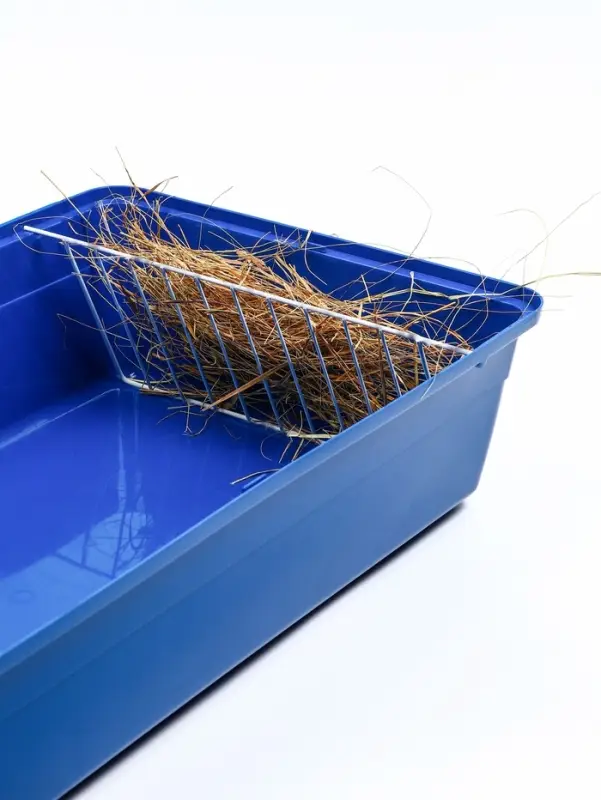 Клетка усиленная для кроликов, 60 х 36 х 32 см, синяя