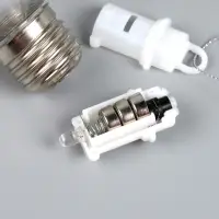 Ёлочный шар &laquo;Оленёнок&raquo;, d=8 см, 1 LED, от батареек, свечение тёплое белое