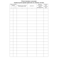 Журнал регистрации приказов по личному составу А4 64стр офс,мел.карт КЖ-666