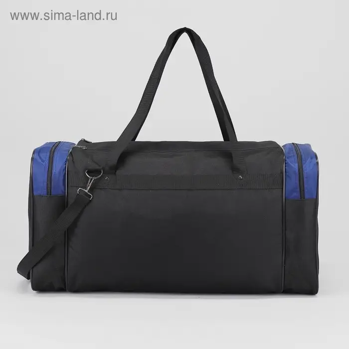 Сумка спортивная, отдел на молнии, 3 наружных кармана, синяя Сумка спортивная, отдел на молнии, 3 наружных кармана, синяя
