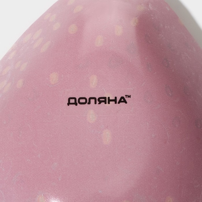 Миска стеклянная фигурная Доляна «Клубничка», 140 мл, 13×10,5 см Миска стеклянная фигурная Доляна «Клубничка», 140 мл, 13×10,5 см