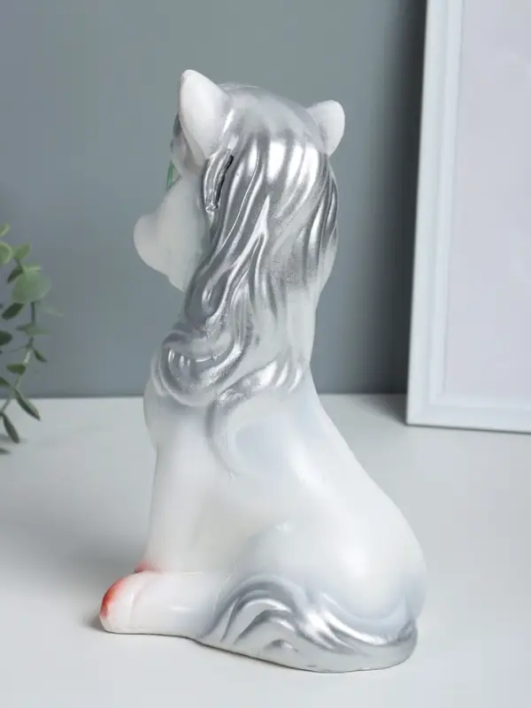 Копилка Копилка "Лошадка веселая" белая высота 27 см