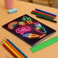Дневник школьный для 1-11 классов, &laquo;НЕОН вывеска Кактус&raquo;, интегральная (гибкая) обложка, глянцевая ламинация, 40 листов