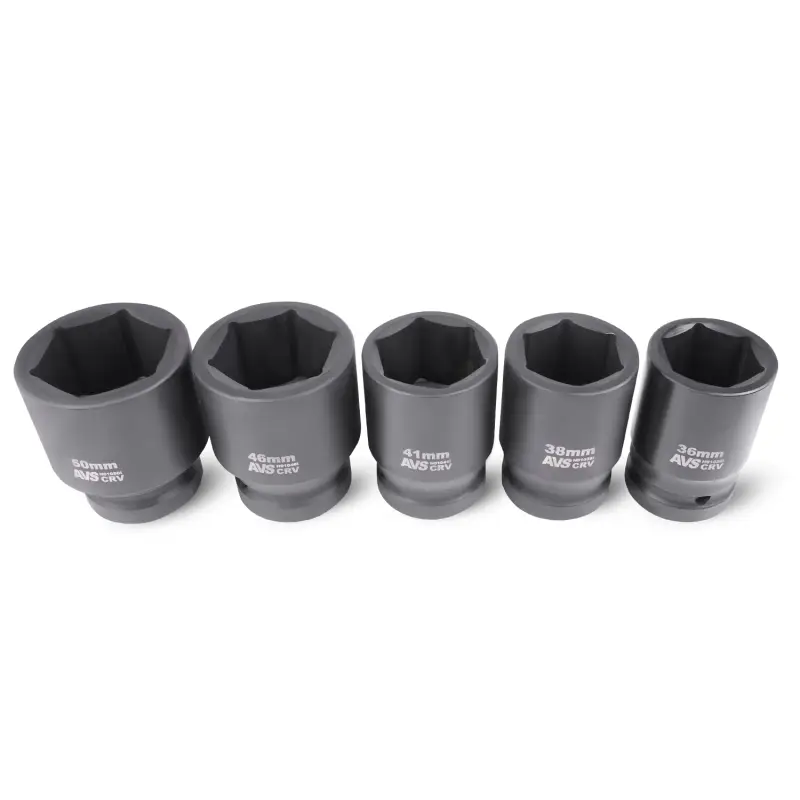 Набор головок для механического гайковерта 1"DR (21-50мм) (11 предметов) AVS NGL01-11I
