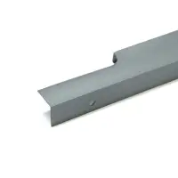 Ручка профильная мебельная торцевая CAPPIO RP100GR, L=400 мм, серая, 4 шт.