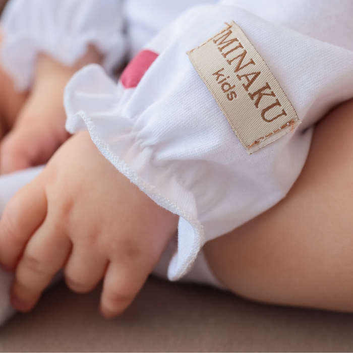 Боди детское с рюшами MINAKU, цвет молочный, рост 62-68 см Боди детское с рюшами MINAKU, цвет молочный, рост 62-68 см