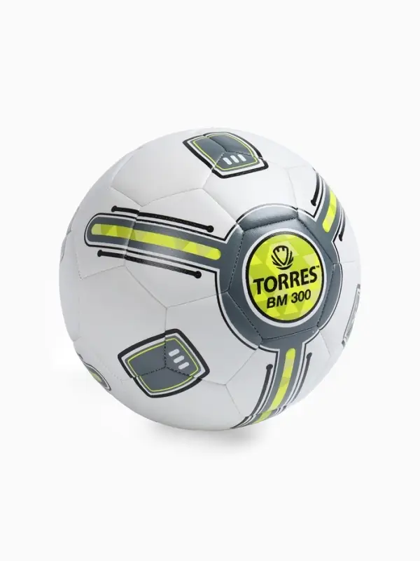 Футбольный мяч TORRES BM 300, F323654, машинная сшивка, 32 панели, р. 4, TPU