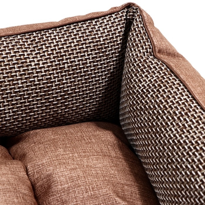 Лежанка Лофт Мокко №4, разм. 70 х 55 х 20 см, PerseiLine, светло-коричневый Лежанка Лофт Мокко №4, разм. 70 х 55 х 20 см, PerseiLine, светло-коричневый