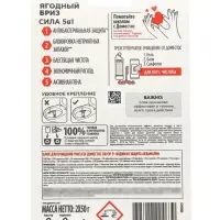 Блоки для очищения унитаза 5 в 1 ДОМЕСТОС ягодный бриз, 2 шт по 50 г