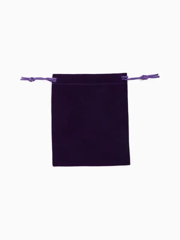 Мешочек бархатный, 10×12 см, фиолетовый Мешочек бархатный, 10×12 см, фиолетовый