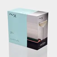 Бокалы для шампанского Nude Savage, 220 мл, размер одного бокала 10.5&times;20 см, набор 2 шт., стекло, прозрачные