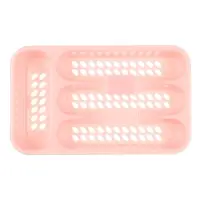 Лоток для столовых приборов тм VETTA Кантри, 4 секции, 33х19,5х4,5см, пластик